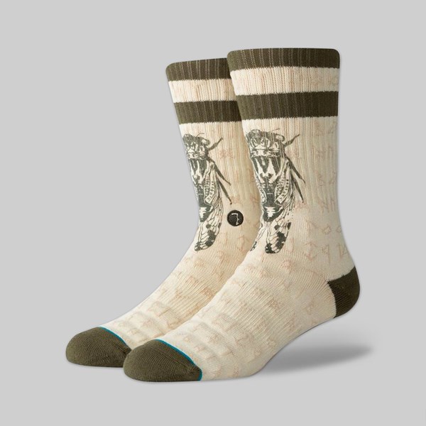 STANCE SOCKS X CHRIS COLE 'TIMES OUT' NATURAL 