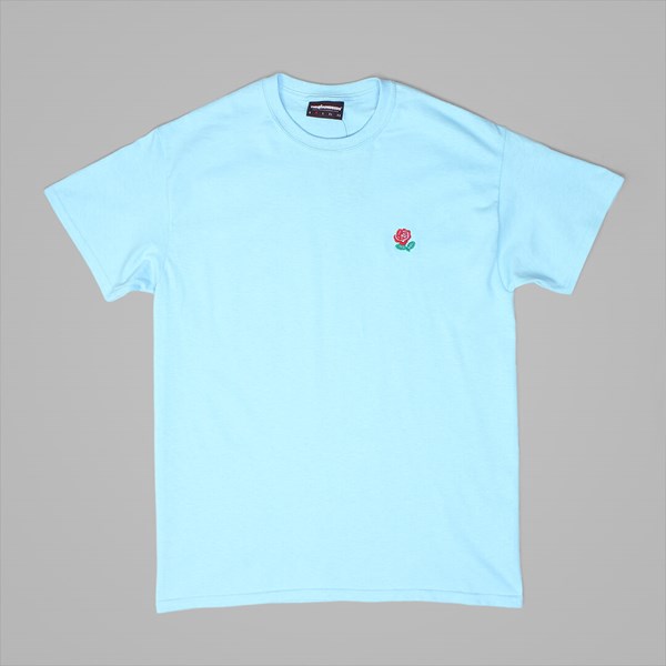 THE HUNDREDS 'ROSE ENGLISH' TEE PACIFIC BLUE  