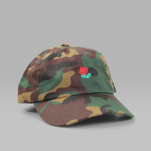 THE HUNDREDS 'THE ROSE HAT' 5 PANEL CAP CAMO 