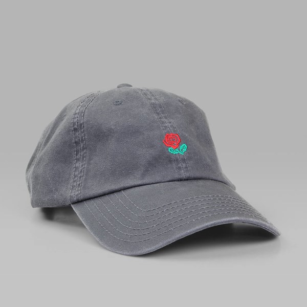 THE HUNDREDS 'THE ROSE HAT' 5 PANEL CAP CHARCOAL | The Hundreds Caps