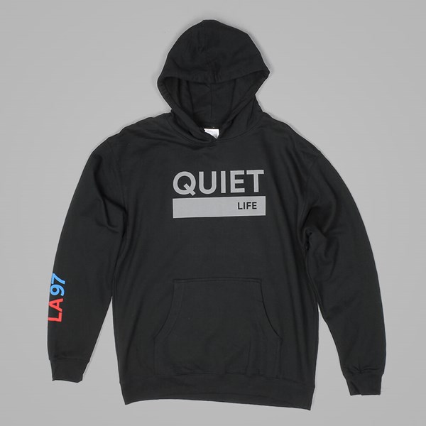THE QUIET LIFE LEAGUE PULLOVER HOOD BLACK