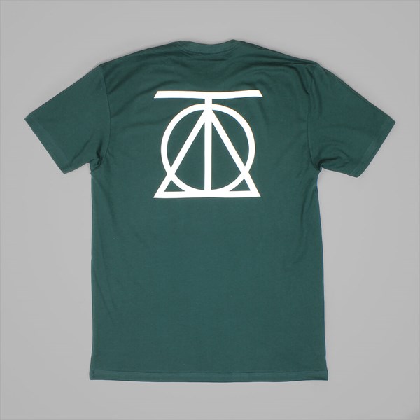 THEORIES CREST TEE FOREST GREEN 