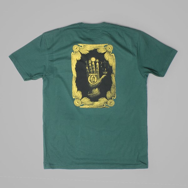 THEORIES OF ATLANTIS HAND T-SHIRT FOREST GREEN 