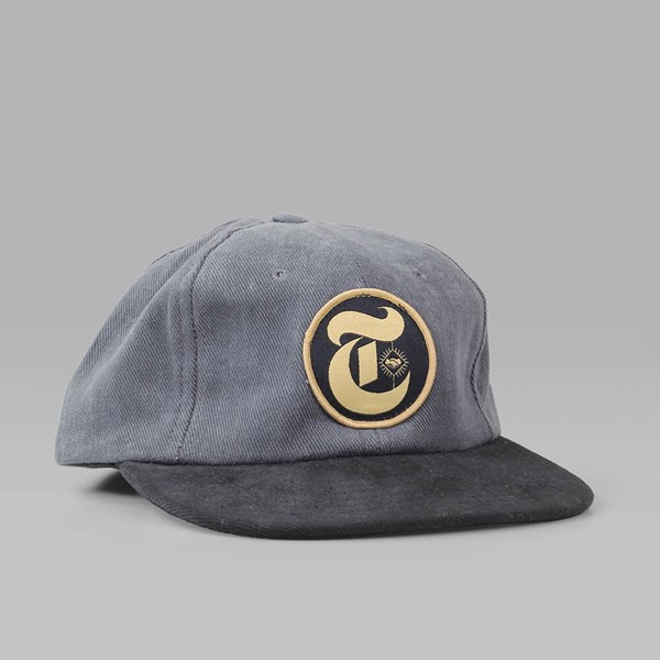 THEORIES OF ATLANTIS TIMES CORD CAP CHARCOAL 