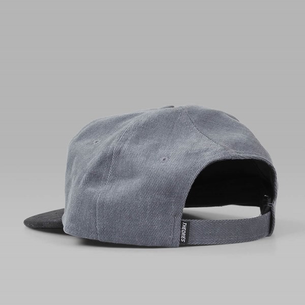 THEORIES OF ATLANTIS TIMES CORD CAP CHARCOAL 