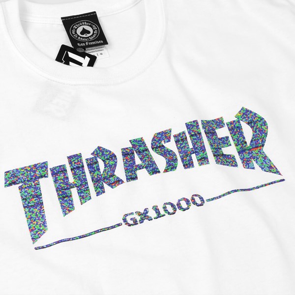 THRASHER MAG X GX1000 TEE WHITE 