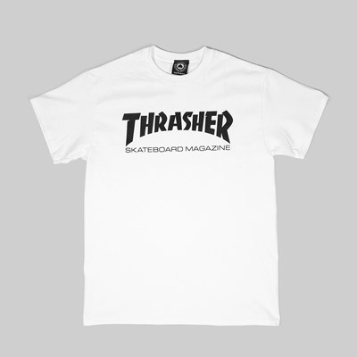 Thrasher T Shirt Skate Mag White 