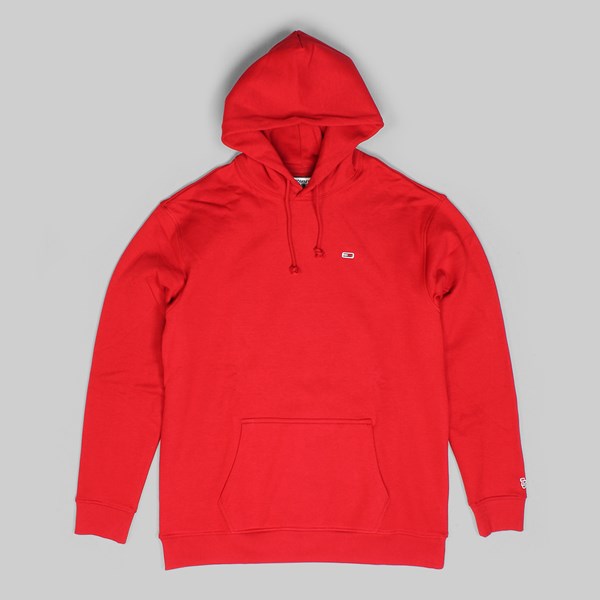 TOMMY JEANS CLASS HEAVYWEIGHT HOOD RED | TOMMY JEANS Hoods