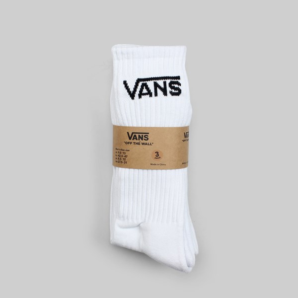 VANS 3 PACK OF SOCKS WHITE | VANS Socks