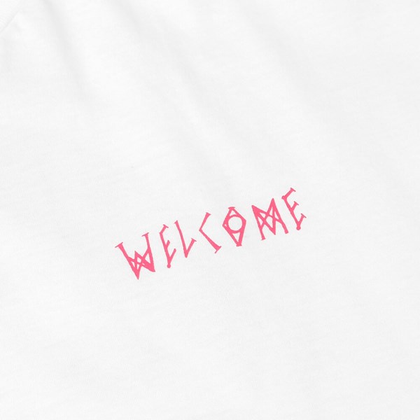 WELCOME TALISMAN GRADIENT TEE White Pink Blue 