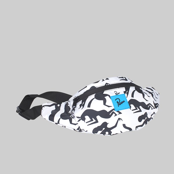 BY PARRA WOMAN HORSE WAIST PACK WHITE 