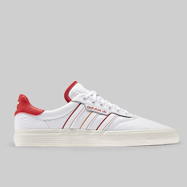 In reality wipe out going to decide ADIDAS 3MC X EVISEN FOOTWEAR WHITE SCARLET GOLD | Adidas Skateboarding  Footwear