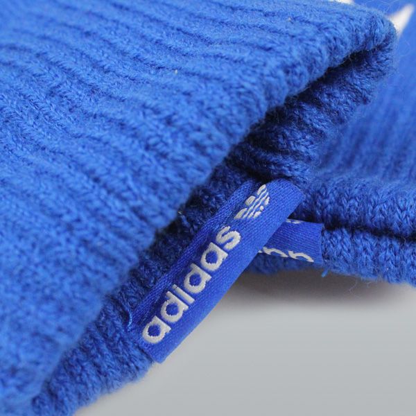 Adidas Originals AC Logo Gloves Bluebird Running White