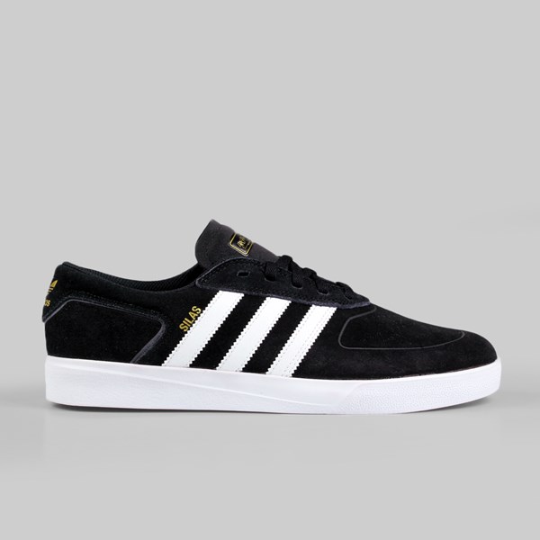Adidas Silas Vulc Black White | Adidas Skateboarding Footwear