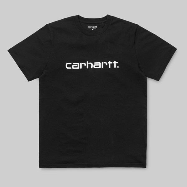 CARHARTT SS SCRIPT T-SHIRT BLACK WHITE | Carhartt Tees