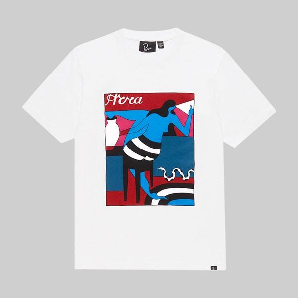 BY PARRA BAR MESSY SS T-SHIRT WHITE 