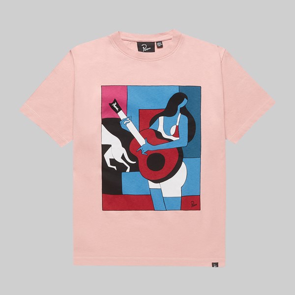 BY PARRA CAN'T HARDLY STAND IT SS T-SHIRT PINK 