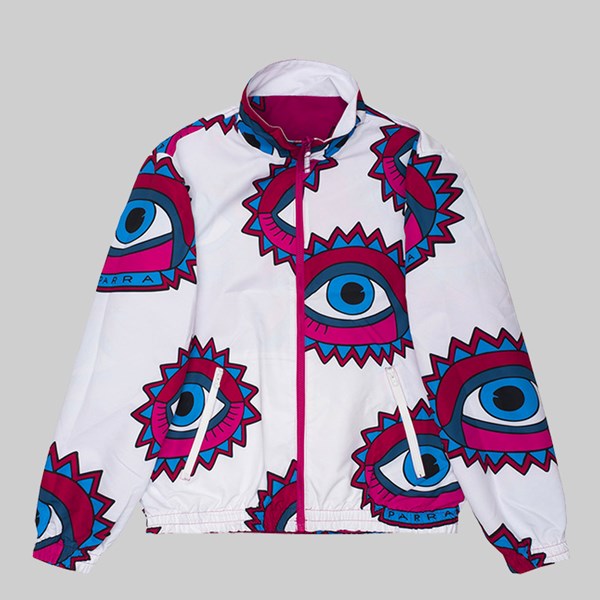 BY PARRA EYES OPEN TRACK JACKET SANGRIA 