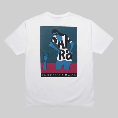 BY PARRA INSECURE DAYS TEE WHITE 