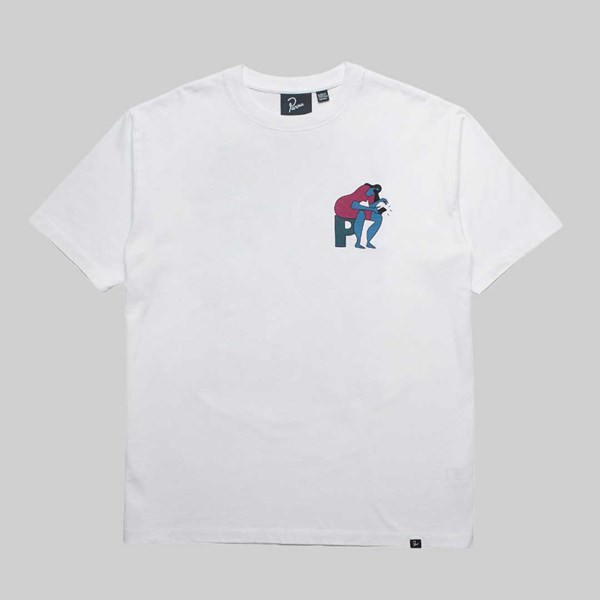 BY PARRA INSECURE DAYS TEE WHITE 