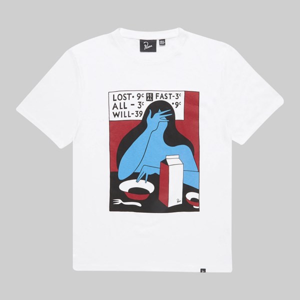 BY PARRA LOST ALL WILL FAST SS T-SHIRT WHITE 