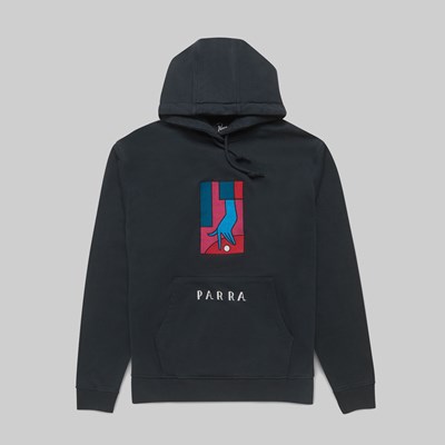 BY PARRA MEDICATED HOODED SWEAT NAVY 