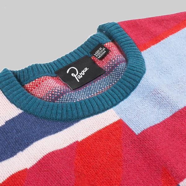 BY PARRA PREMIUM STRIPES KNITTED PULLOVER MULTI 