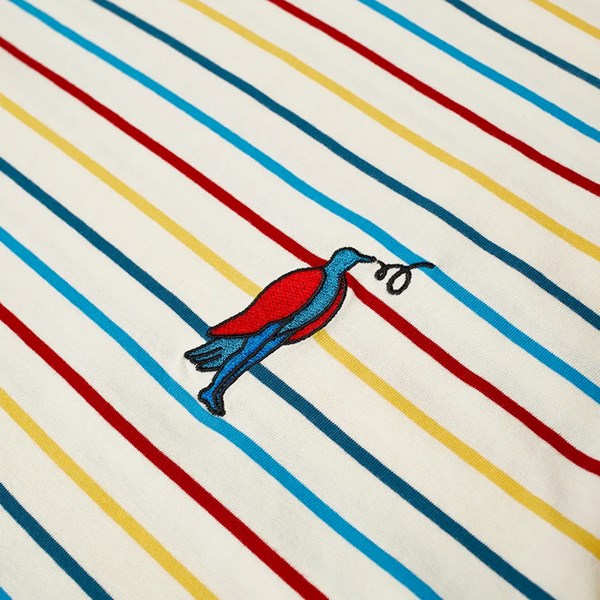 BY PARRA STARLING STRIPED PREMIUM T-SHIRT MULTI 