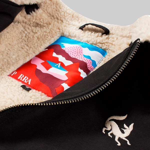 BY PARRA TOPPER HARLEY SCARED FOX JACKET BLACK 