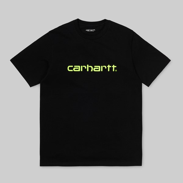 CARHARTT WIP SS SCRIPT T-SHIRT RUBY BLACK LIME | Carhartt Caps