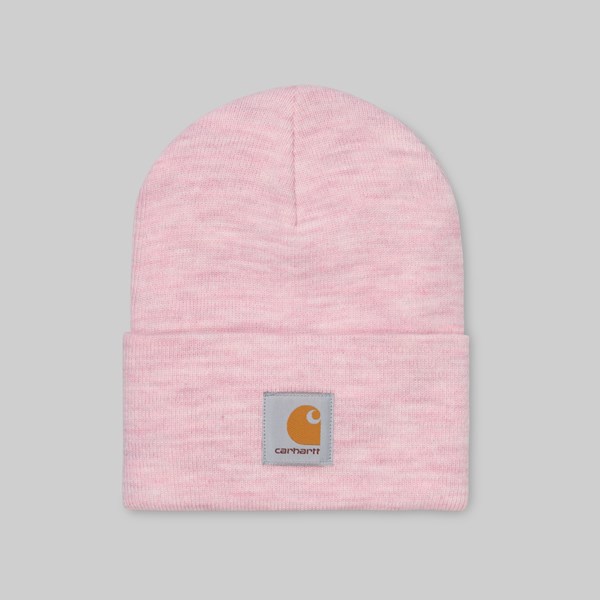 CARHARTT WIP ACRYLIC WATCH HAT BEANIE FROSTED PINK 