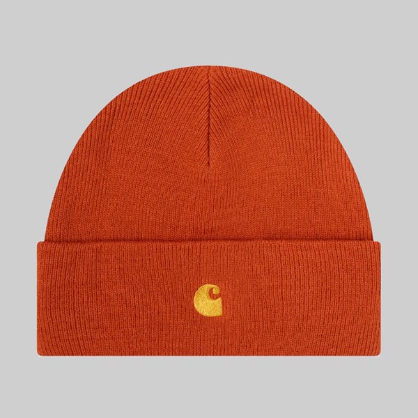 CARHARTT WIP CHASE BEANIE COPPERTON GOLD 