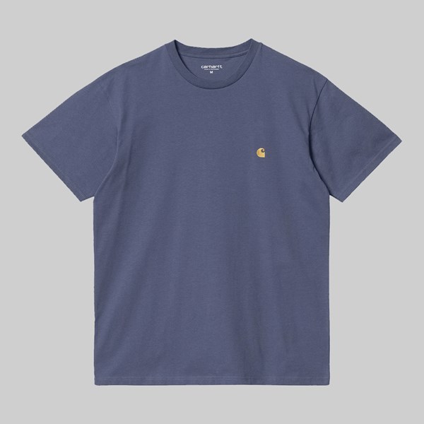 CARHARTT WIP SS CHASE T-SHIRT COLD VIOLA GOLD 