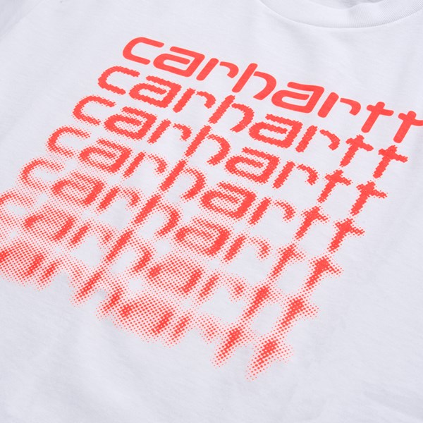 CARHARTT WIP SS FADING T-SHIRT WHITE POP CORAL 