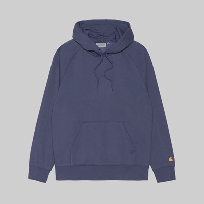 CARHARTT WIP HOODED CHASE SWEAT COLD VIOLA GOLD  