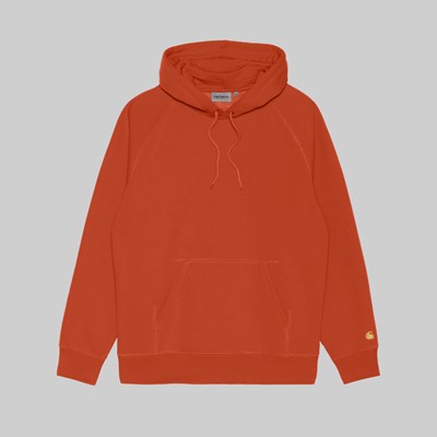 CARHARTT WIP HOODED CHASE SWEAT COPPERTON GOLD  