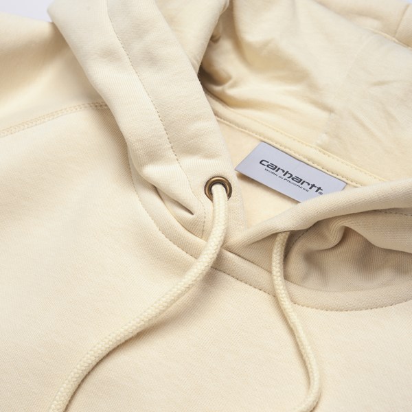 CARHARTT WIP HOODED CHASE SWEAT FLOUR GOLD 