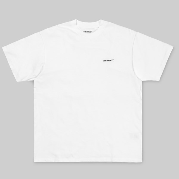 CARHARTT WIP SCRIPT EMBROIDERY SS T-SHIRT WHITE  