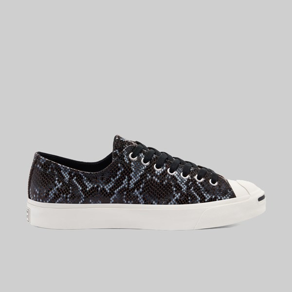 CONVERSE JACK PURCELL OX ARCHIVE REPTILE BLACK EGRET 