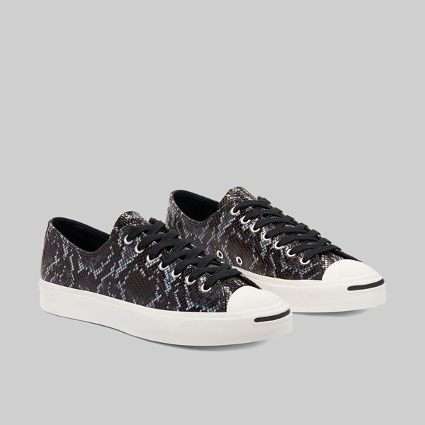 CONVERSE JACK PURCELL OX ARCHIVE REPTILE BLACK EGRET 