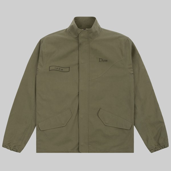DIME MILITARY I KNOW JACKET ARMY GREEN 