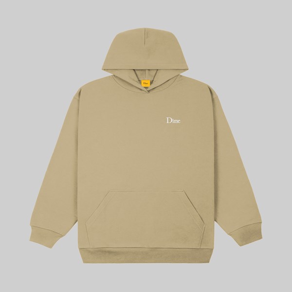 DIME LITTLE LOGO HOODIE TAUPE 