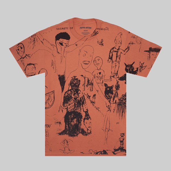 FUCKING AWESOME DRAWINGS SS T-SHIRT TERRACOTTA 