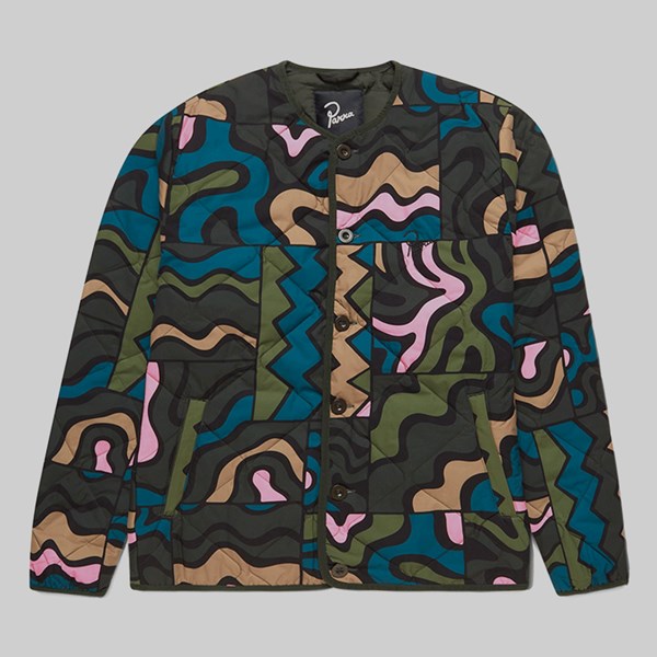 BY PARRA GEM STONE PATTERN QUILTED JACKET MULTI 