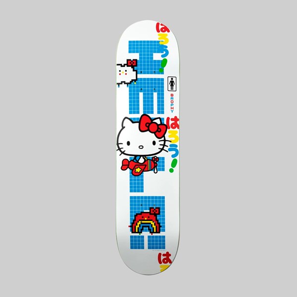 GIRL SKATEBOARDS X HELLO KITTY ANDREW BROPHY DECK 8.25" 