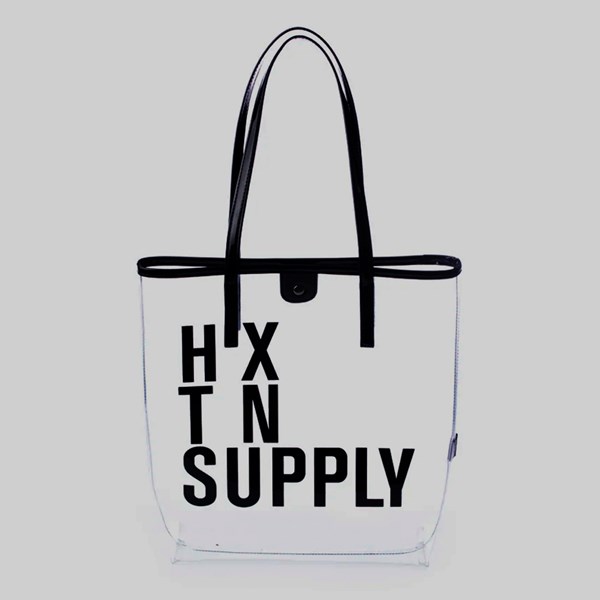 HXTN SUPPLY PRIME TOTE BAG TRANSLUCENT CLEAR 