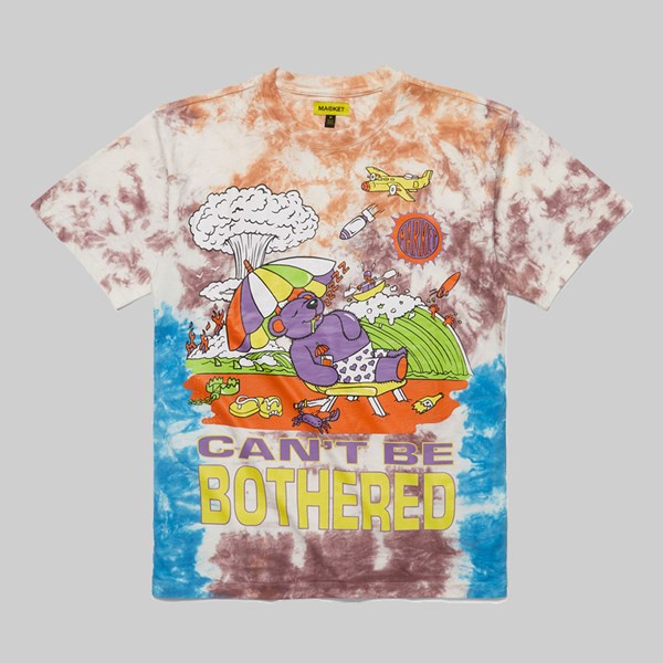 MARKET CANT BE BOTHERED TEE TIE DYE 