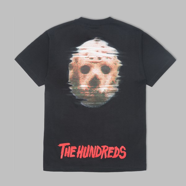 THE HUNDREDS X FRIDAY THE 13TH MASK TEE BLACK  