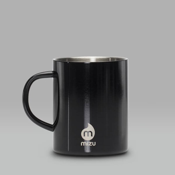 MIZU INSULATED STAINLESS STEEL CAMP CUP 14OZ BLACK 
