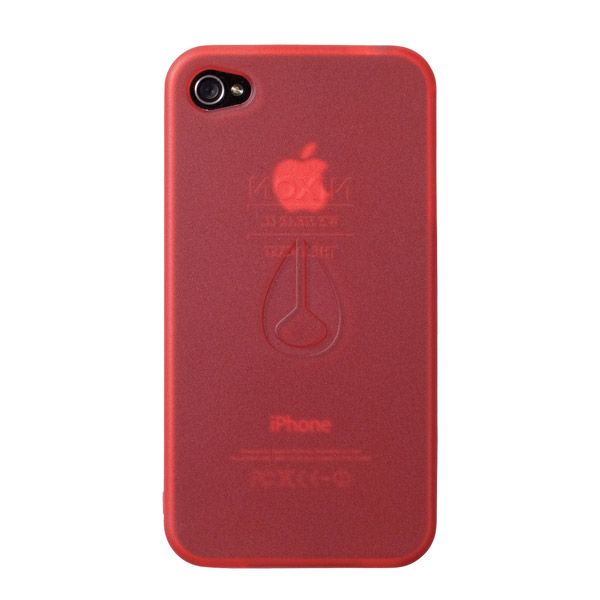 Nixon Clear Jacket iPhone 4 Case Red
